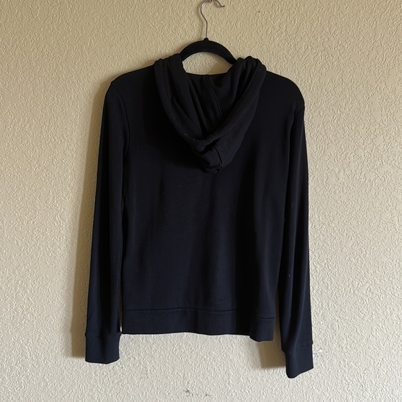 Armani Exchange Size Small Black and Pink Sweater Zip Up - Picture 2 of 2